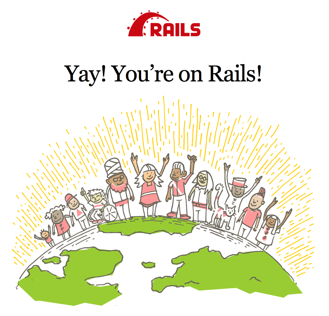 Yay! You're on Rails!
